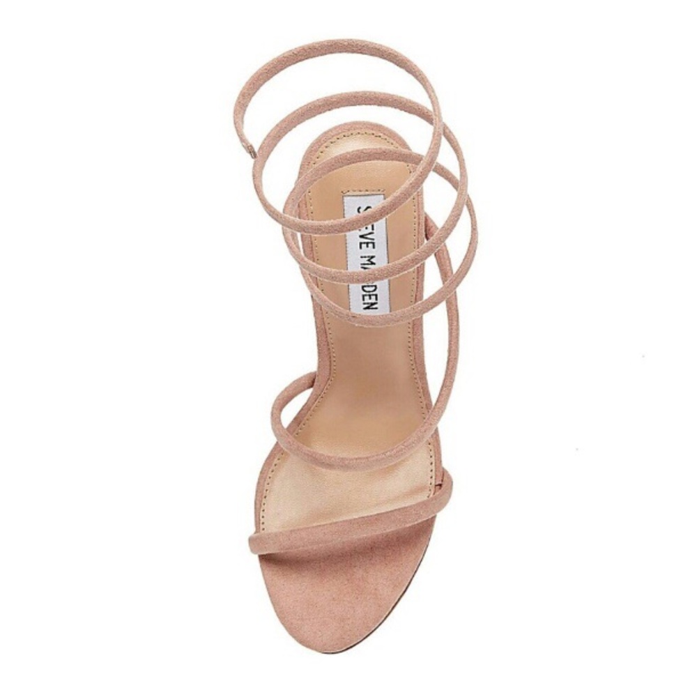 Steve Madden Tiffany Natural Blush Heels NIB - Picture 2 of 8